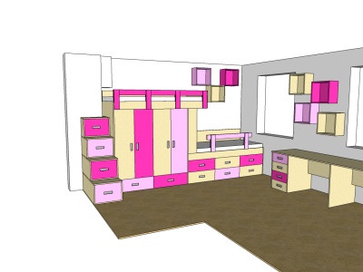 Část dětského pokoje - 89 640 Kč