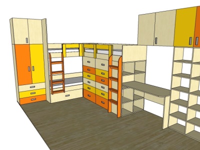 Pokoj pro 3 děti 91 440 Kč