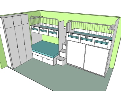 Dětský pokoj - 3 lůžka, 84 660 Kč