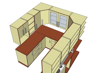 Kuchyně do tvaru U - 94 700 Kč